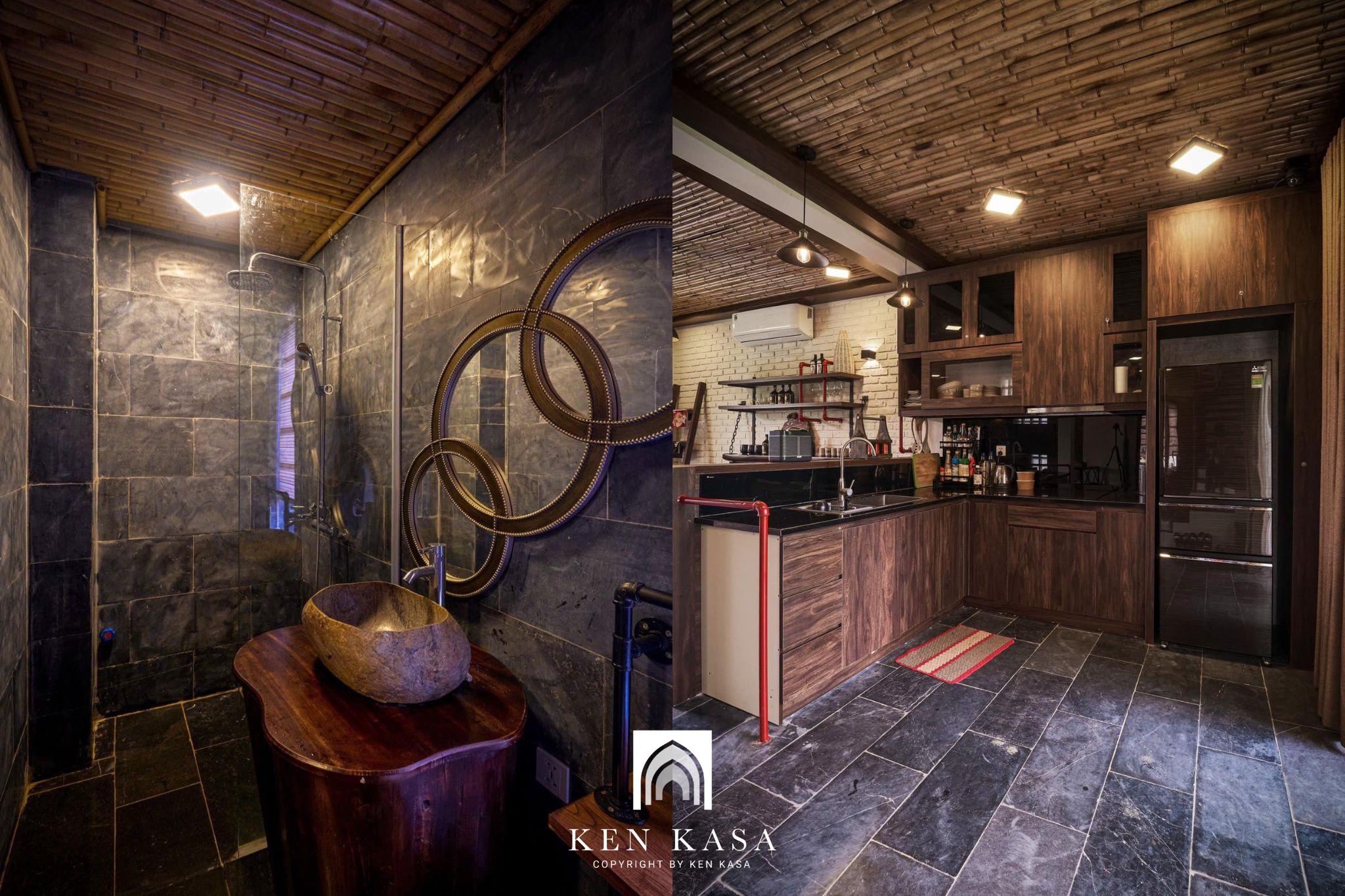 nhược điểm thiết kế nội thất homestay phong c&aacute;ch th&ocirc; mộc